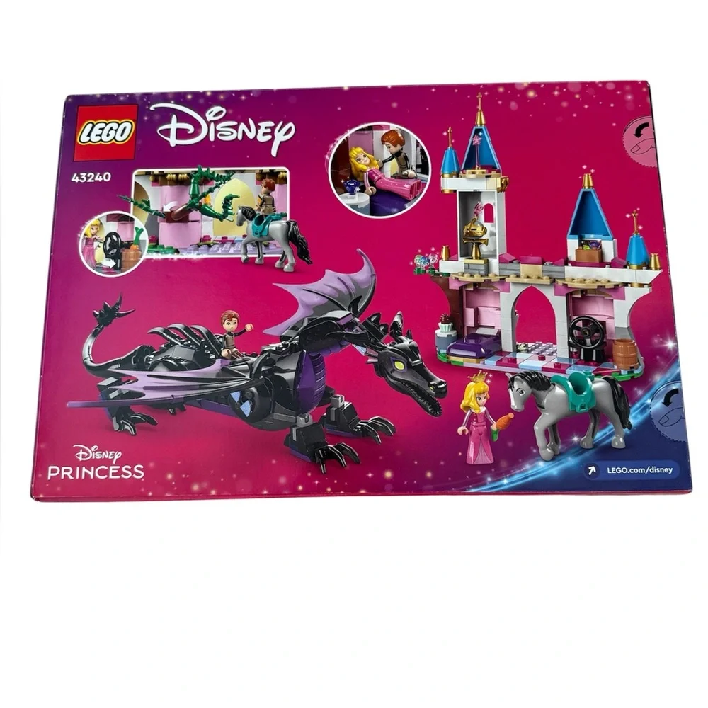 LEGO Disney: Maleficent’s Dragon Form And Aurora’s Castle (43240) New/Sealed